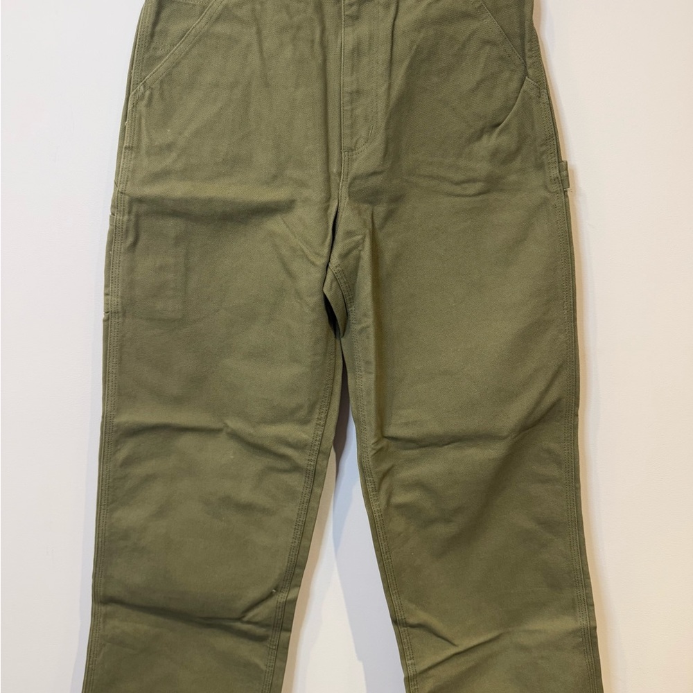 Carhartt Kids Dungaree Fit Pants Cargo Pants Green Size 16